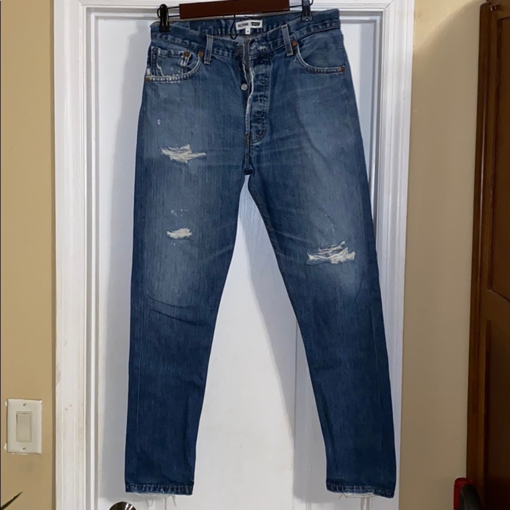 Redone Levi’s High waisted .